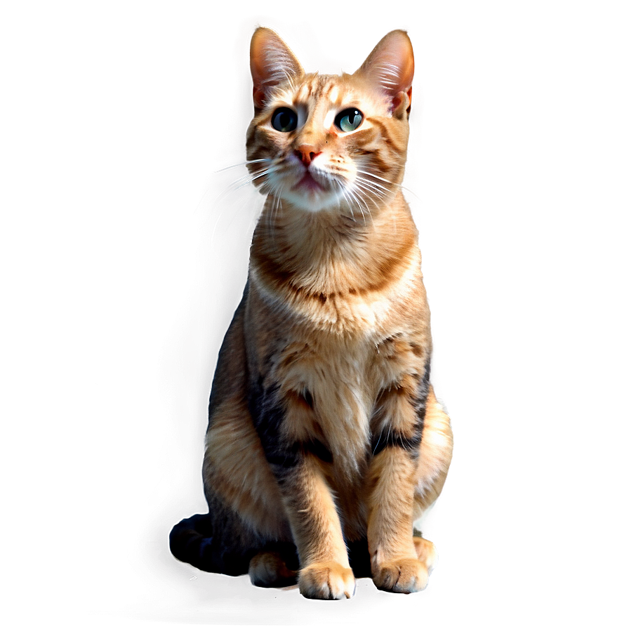 Sitting Cat Transparent 05252024 PNG