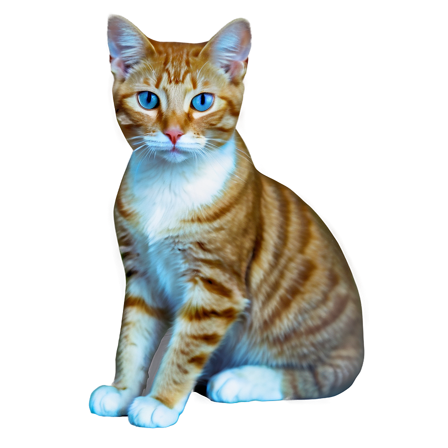 Sitting Cat Transparent Cga4 PNG