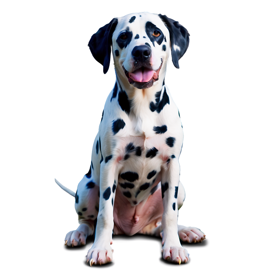 Sitting Dalmatian Pose Png Nhb31 PNG