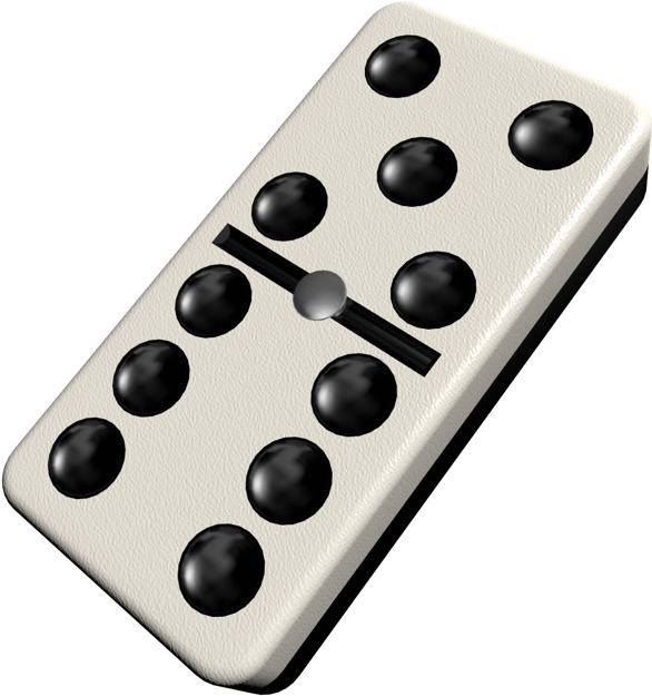 Six Eight Domino Piece PNG