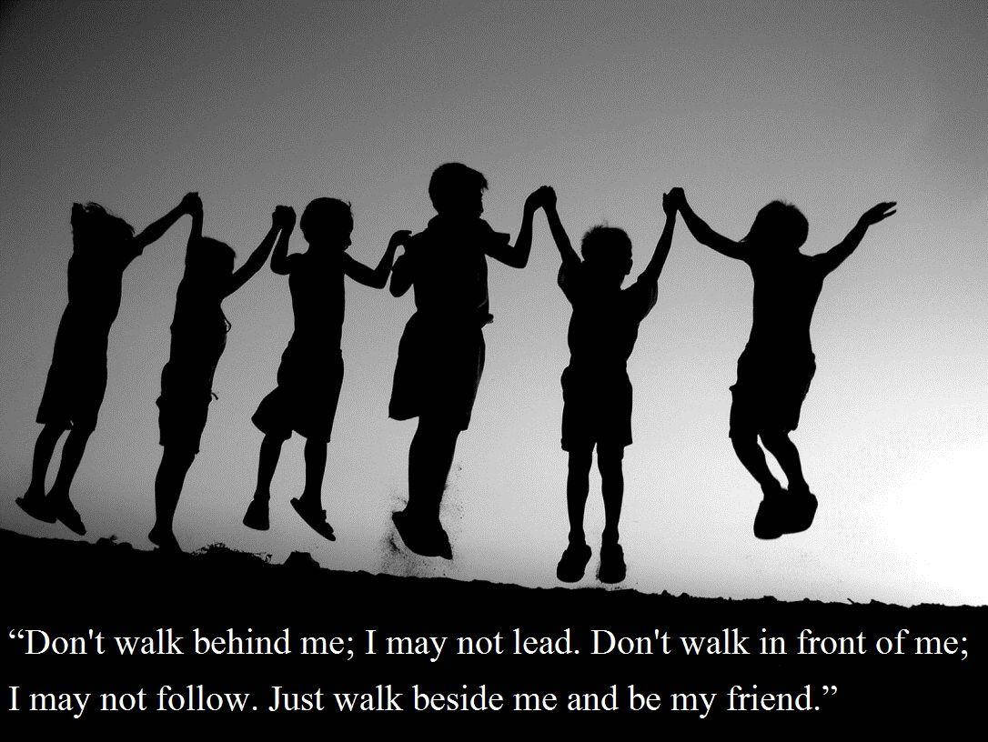 Six Kids Best Friend Quotes Background Wallpaper