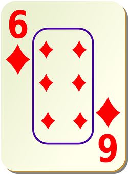 Six_of_ Diamonds_ Playing_ Card PNG