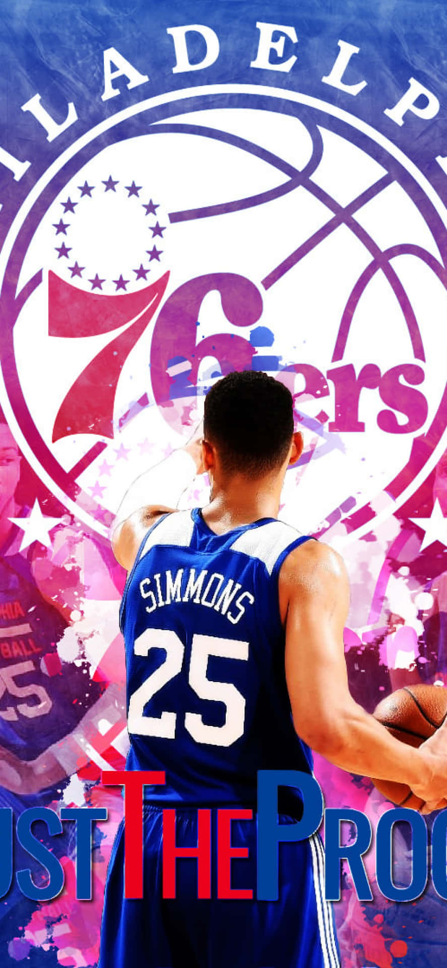 Get behind the Sixers with an Iphone! Wallpaper