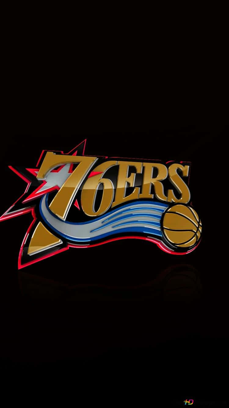 Unleash Your Fandom with the Philadelphia 76ers-Themed Iphone! Wallpaper