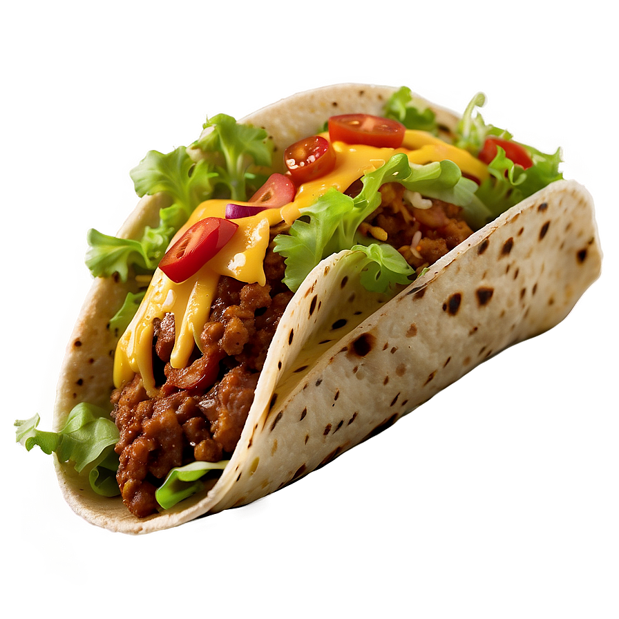 Sizzling Taco Png 05042024 PNG