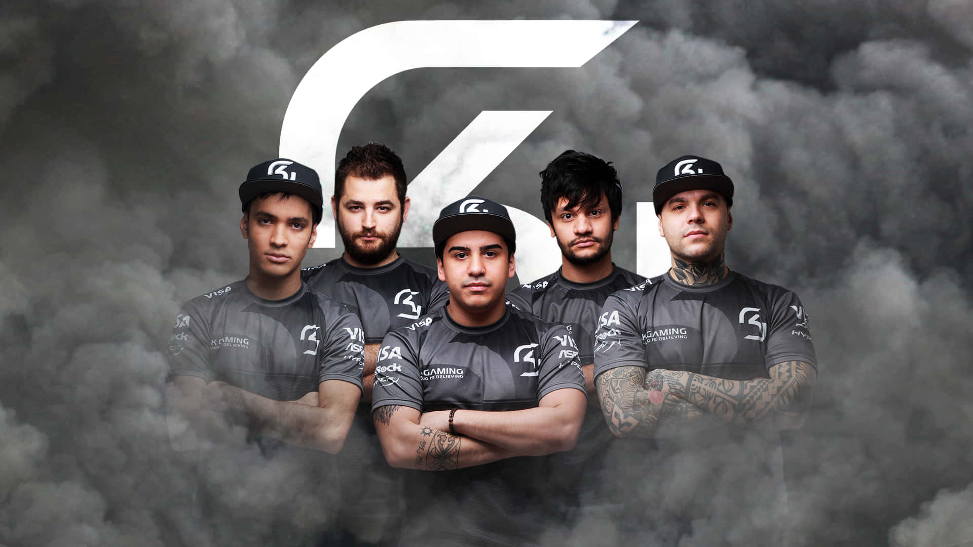 SK Gaming Team in Action on Stage Wallpaper