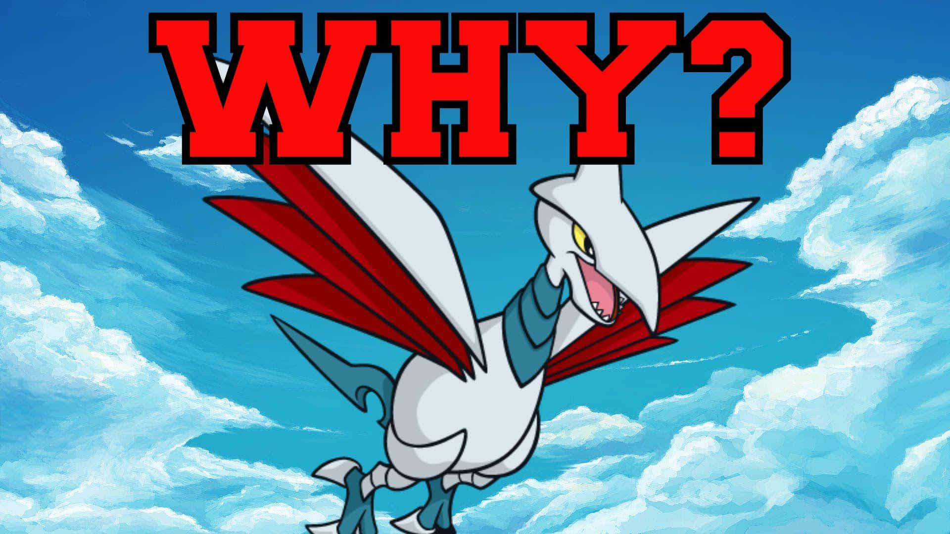 Skarmory Red Why Wallpaper