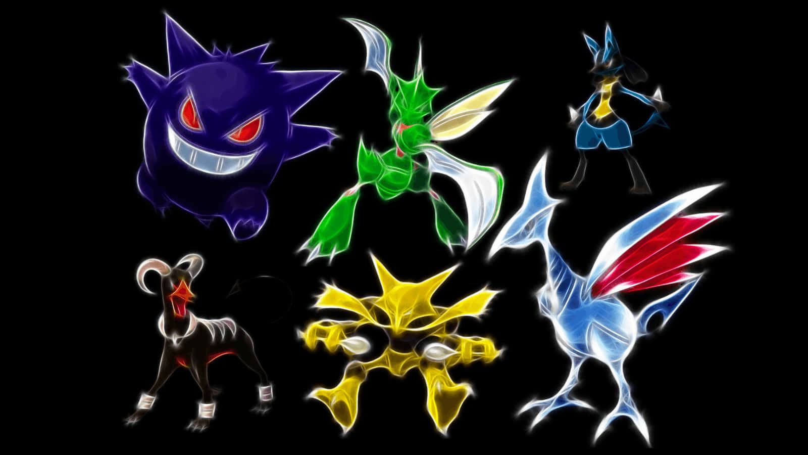 Skarmory With Other Pokemon Wallpaper