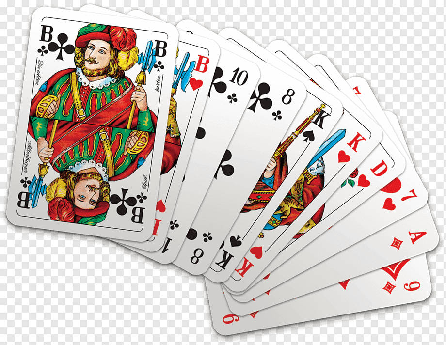 Skat Playing Cards Fanned Out Wallpaper