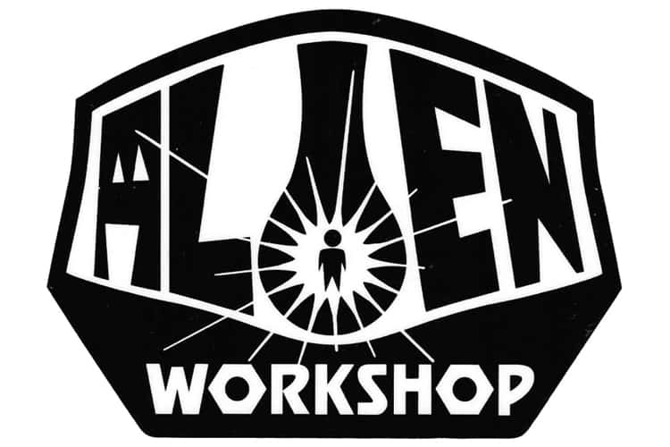 Alienworkshop-logotypen. Wallpaper