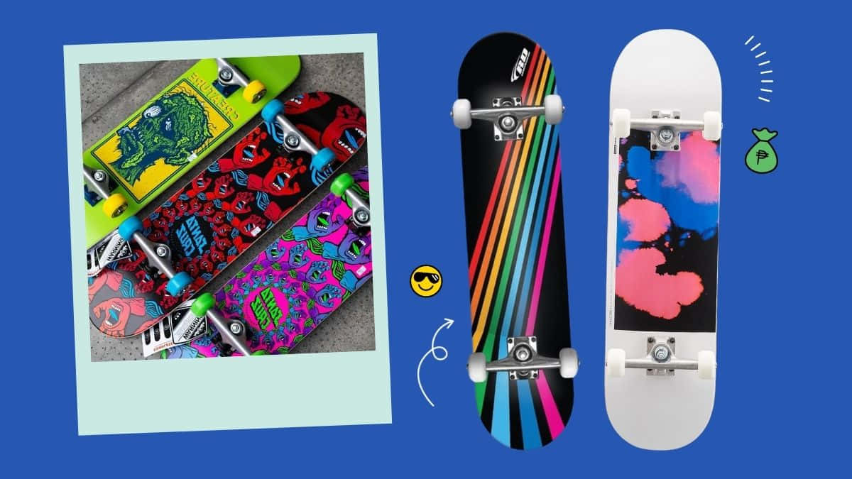 Blivklar Til At Tage Ud Og Skate Med Skateboardmærket Til En Adrenalinfyldt Tur! Wallpaper