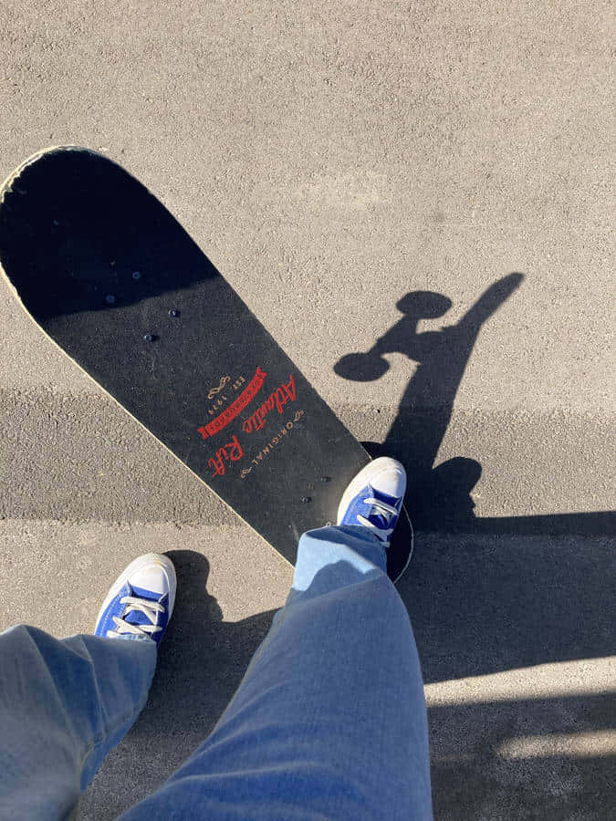 Skateboard_ Shadow_ Aesthetic.jpg Wallpaper