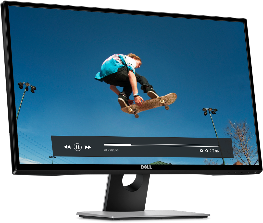 Skateboarder Freeze Frame Dell Monitor PNG
