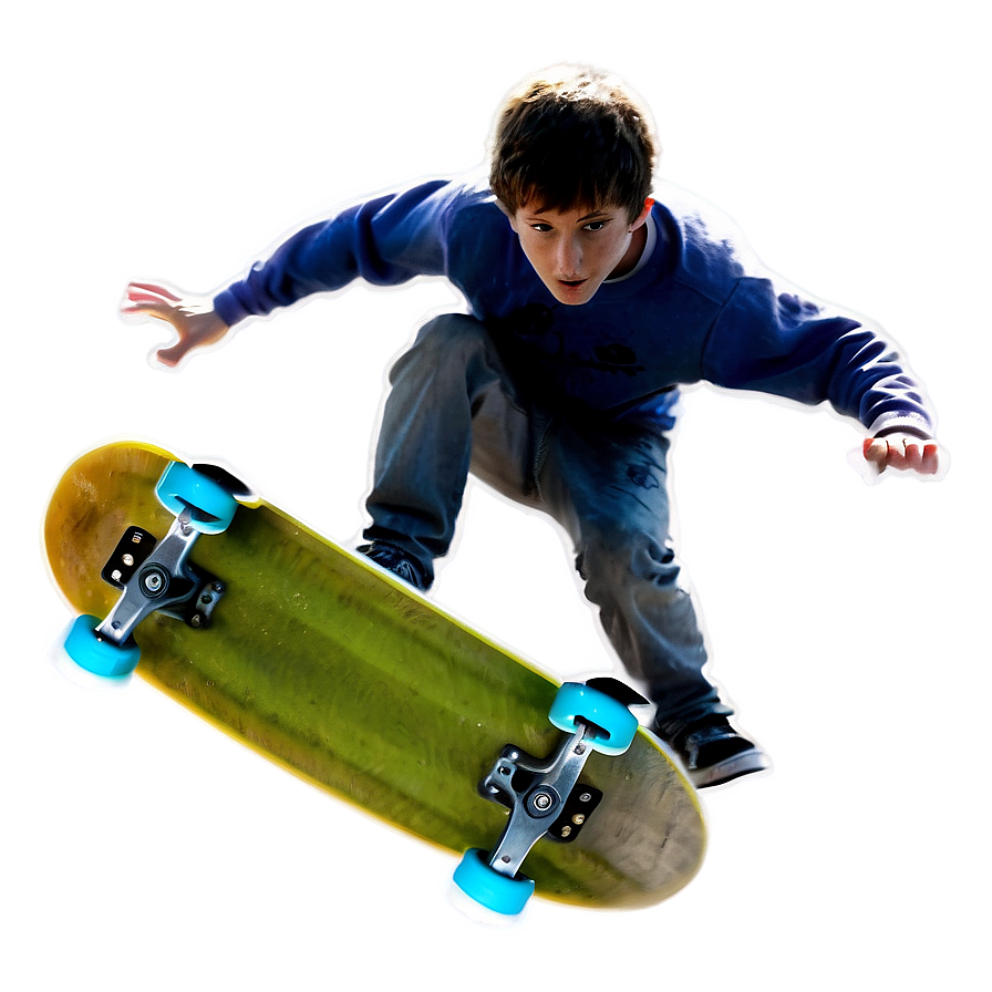 Skateboarding B PNG