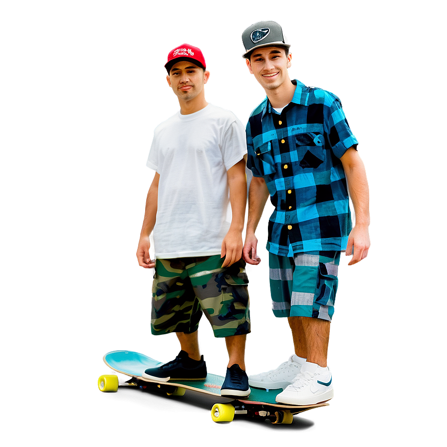 Skateboarding Crew Png 06242024 PNG