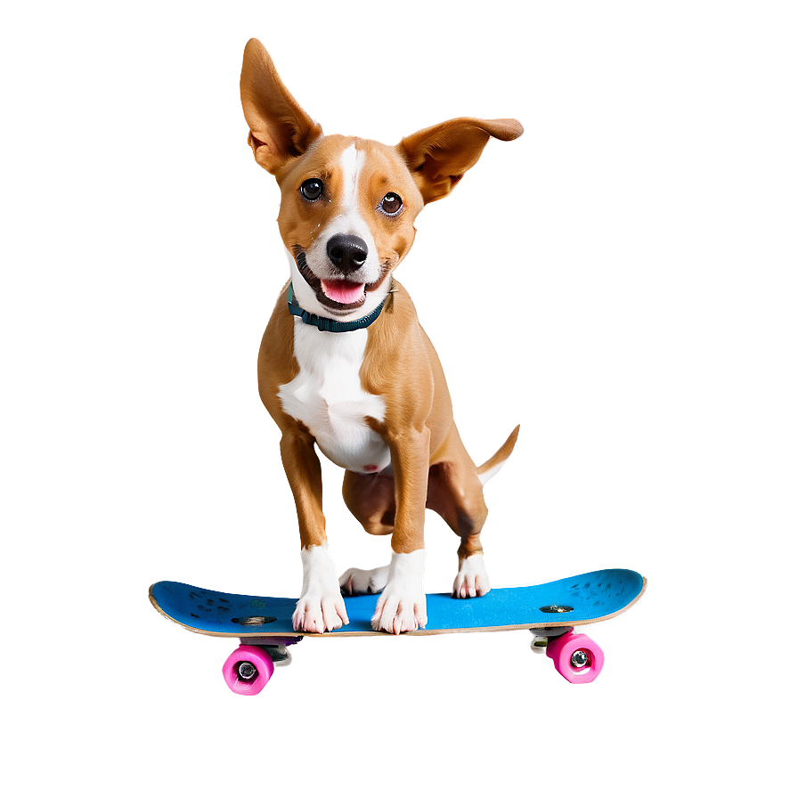 Skateboarding Dog Png Pbf7 PNG