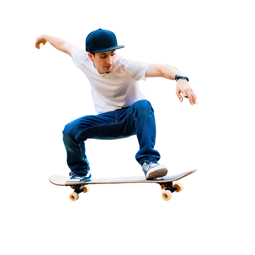 Skateboarding Jump Png 06242024 PNG