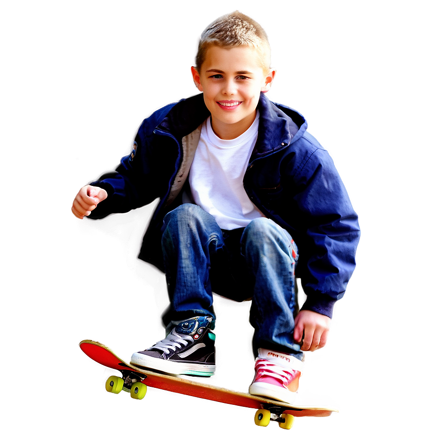 Skateboarding Kids Png 06242024 PNG