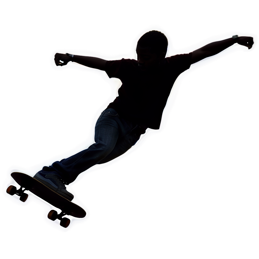 Skateboarding Silhouette Png Nmk PNG