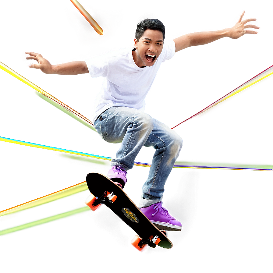 Skateboarding Video Game Png Qir PNG