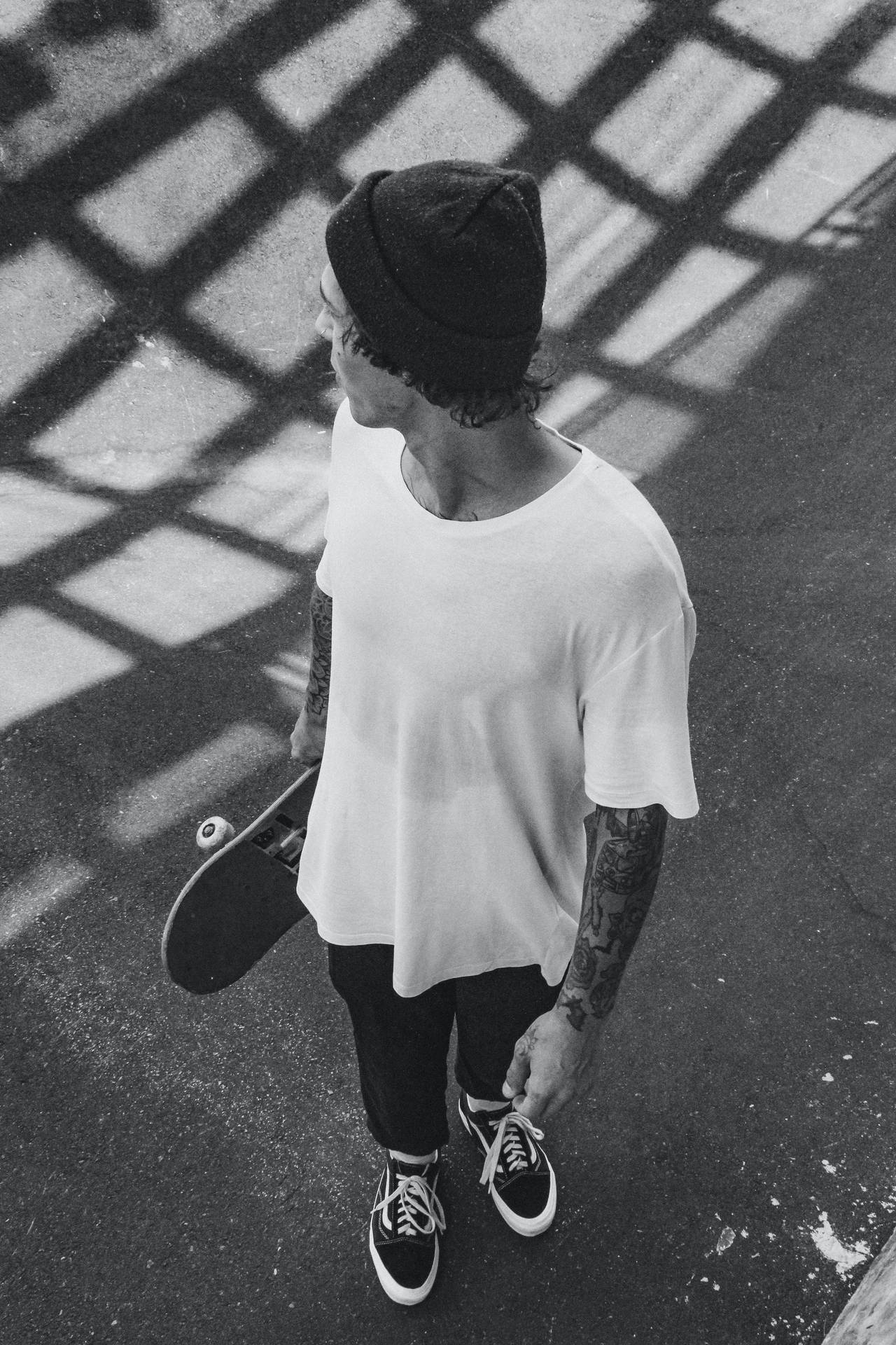 Skater Boy Black & White