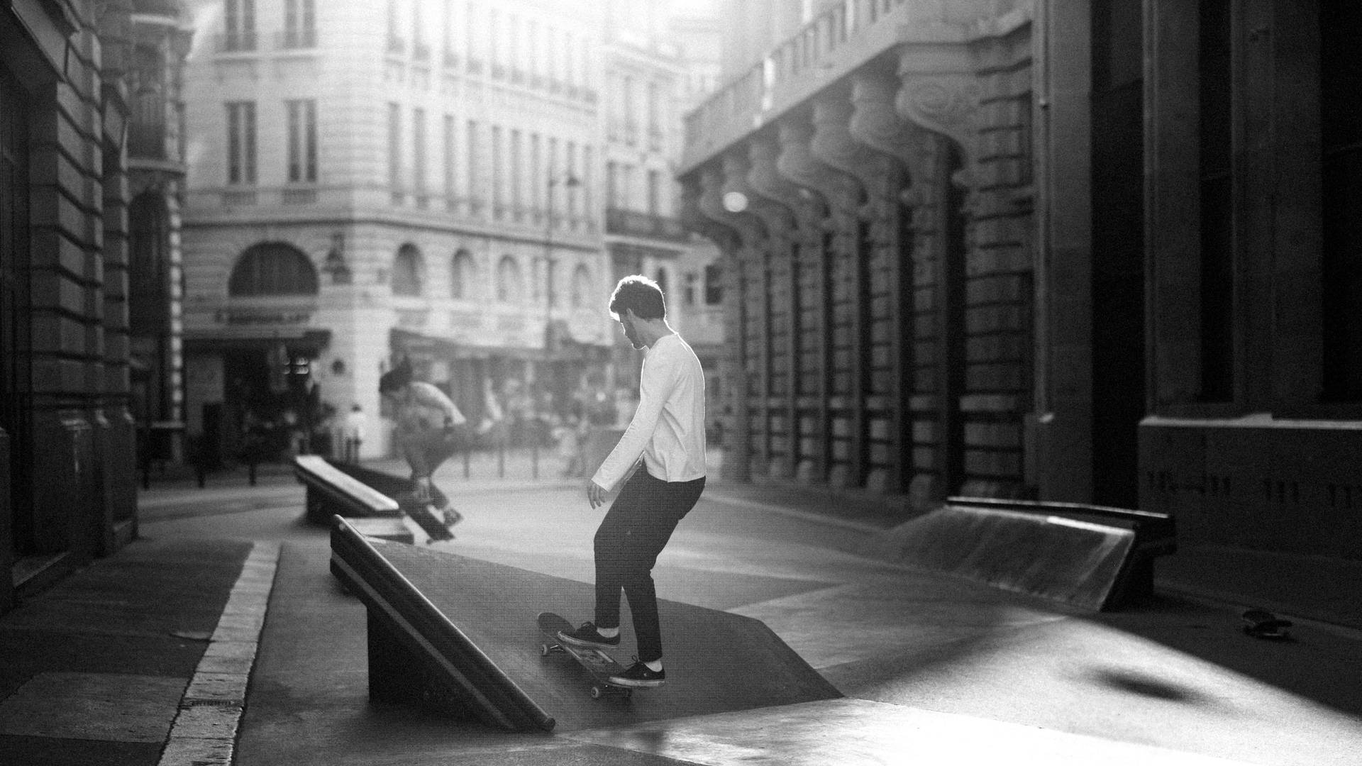 Skater Boy In Paris