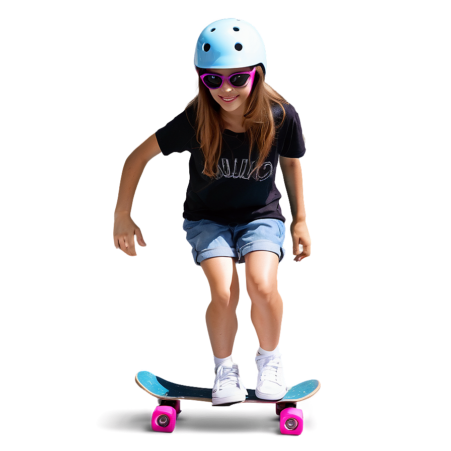 Skater Girl Artwork Png Aim PNG