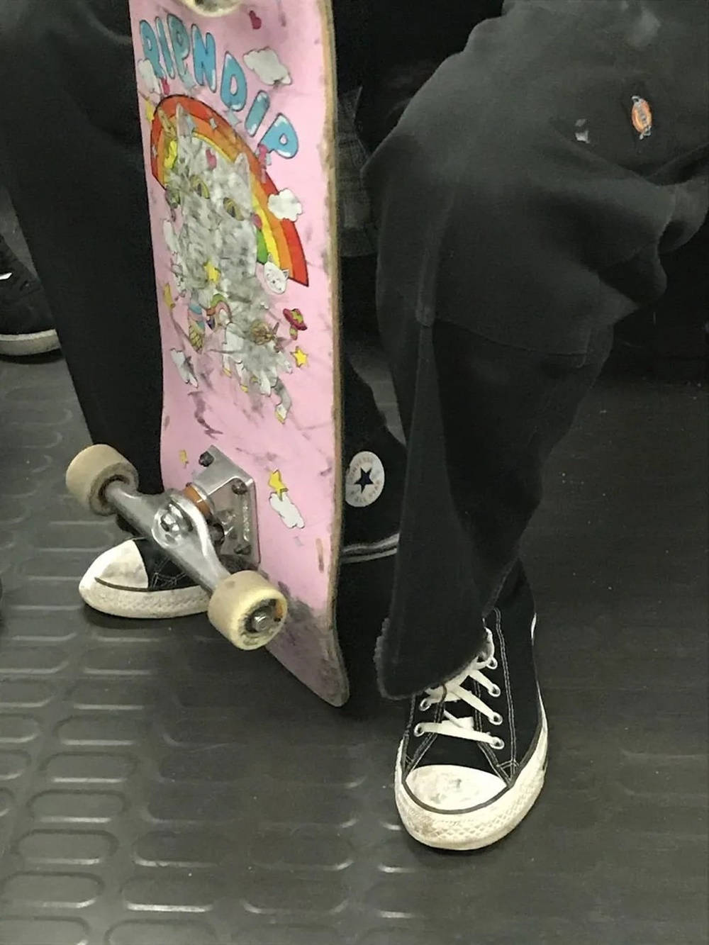 Skater In A Train Skater Aesthetic Background