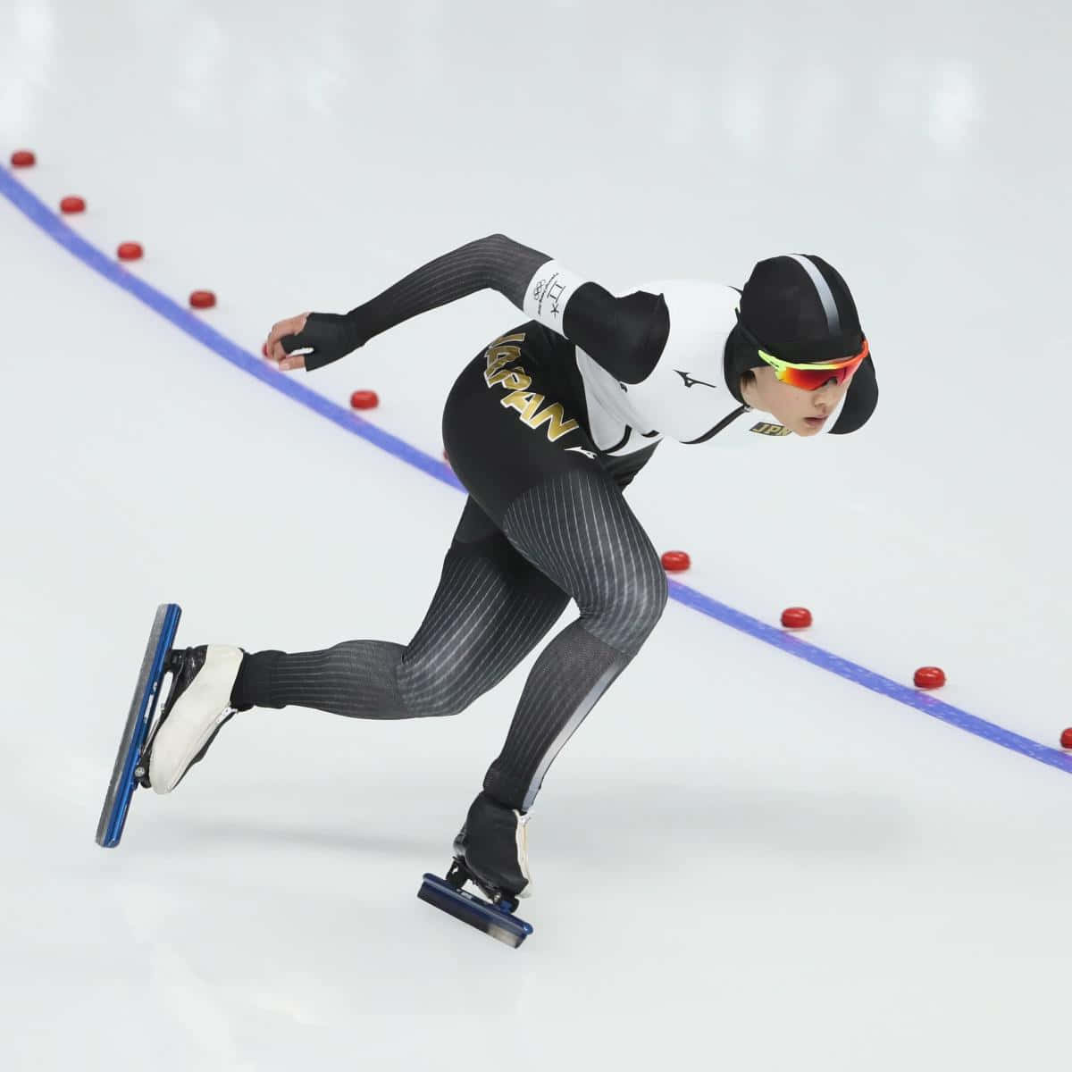 Speed Skating Athlete Background