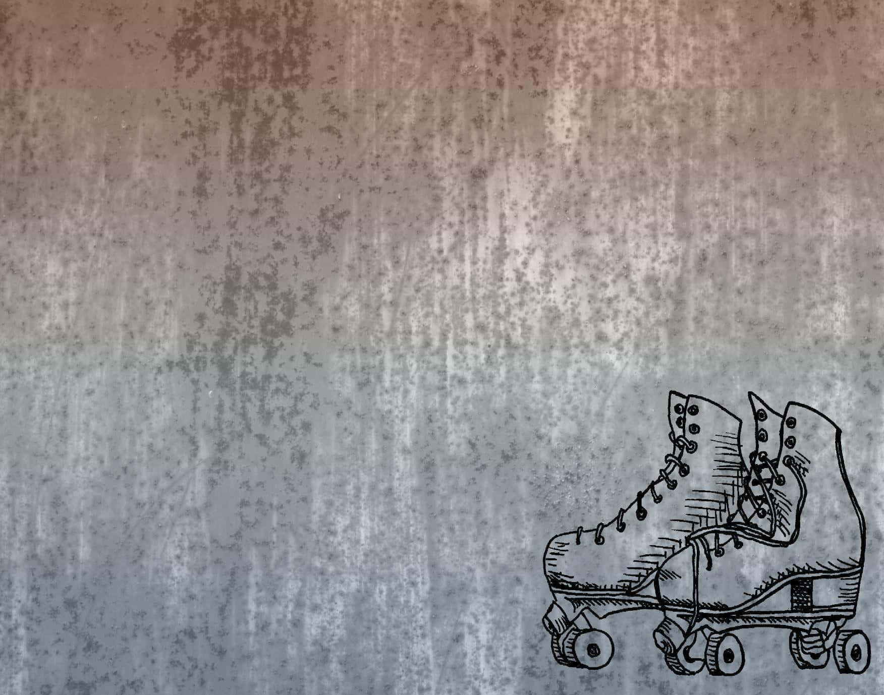 Drawing Skating Shoes Background