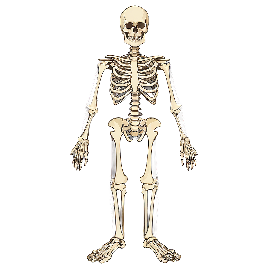 Skeletal System Educational Chart Png 06132024 PNG