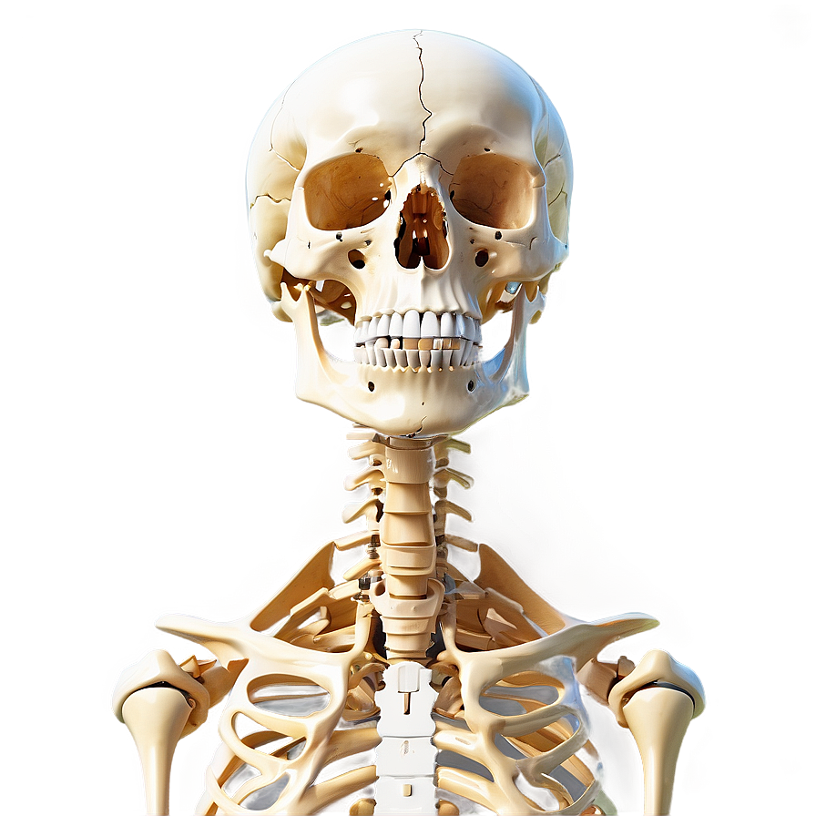 Skeletal System Educational Chart Png Tmh18 PNG