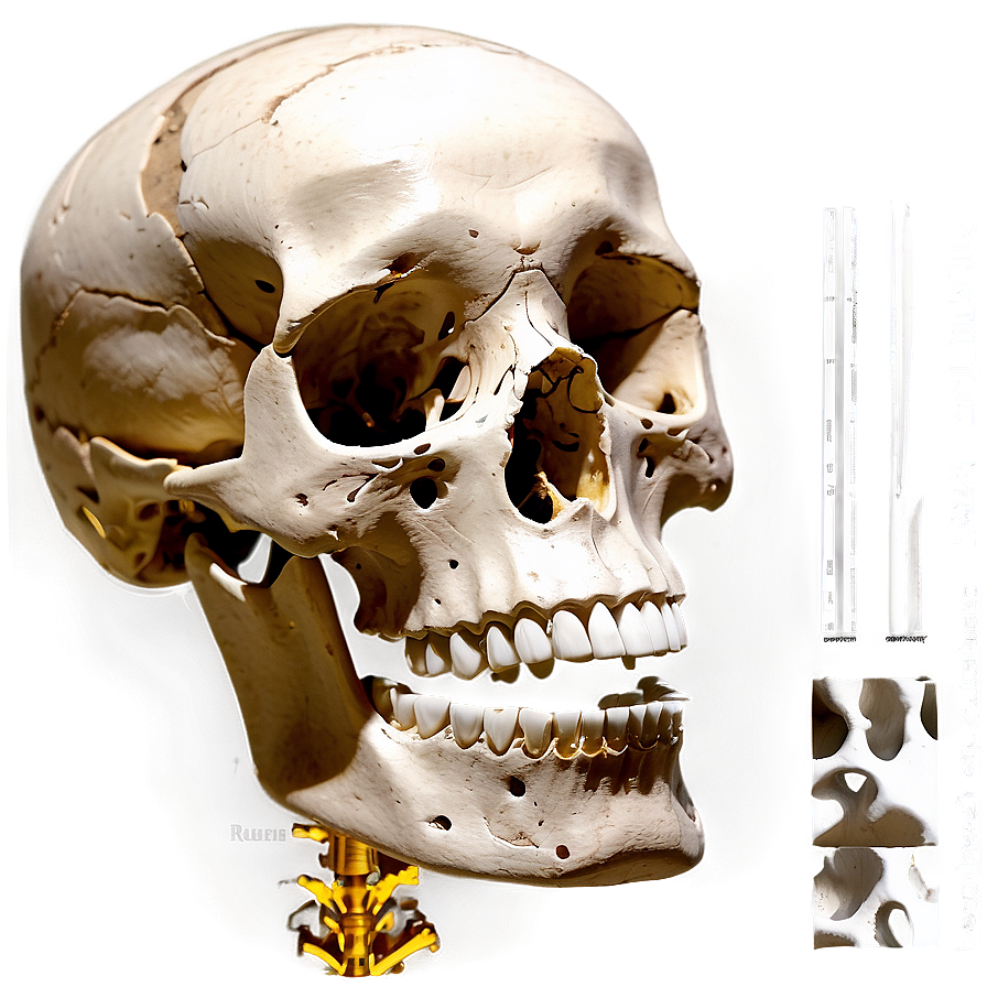 Skeletal System With Bone Names Png Avl PNG