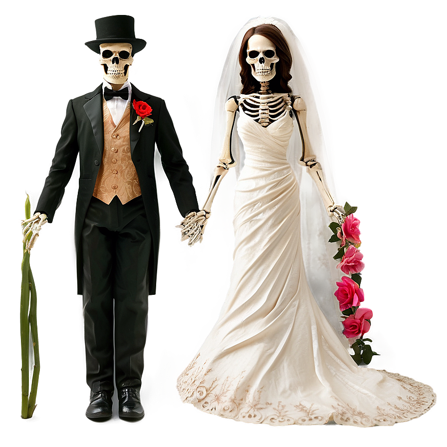 Skeleton Bride And Groom Png 29 PNG