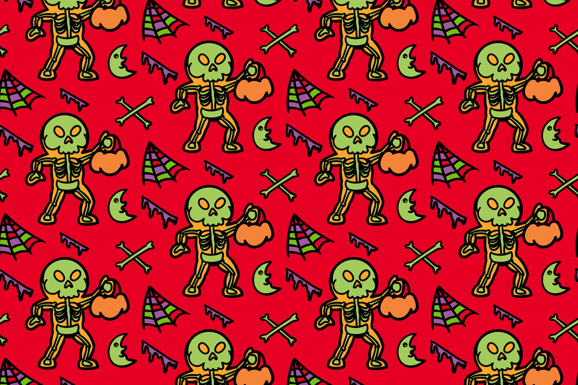 Get Into the Halloween Spirit with These Stylish Skeleton Costumes! Wallpaper