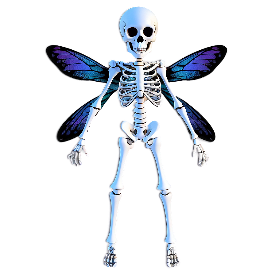 Skeleton Fairy Png 05032024 PNG