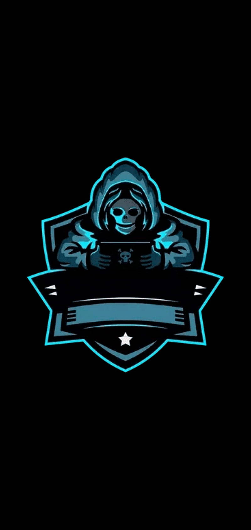 Skeleton Hoodie Gamer Logo