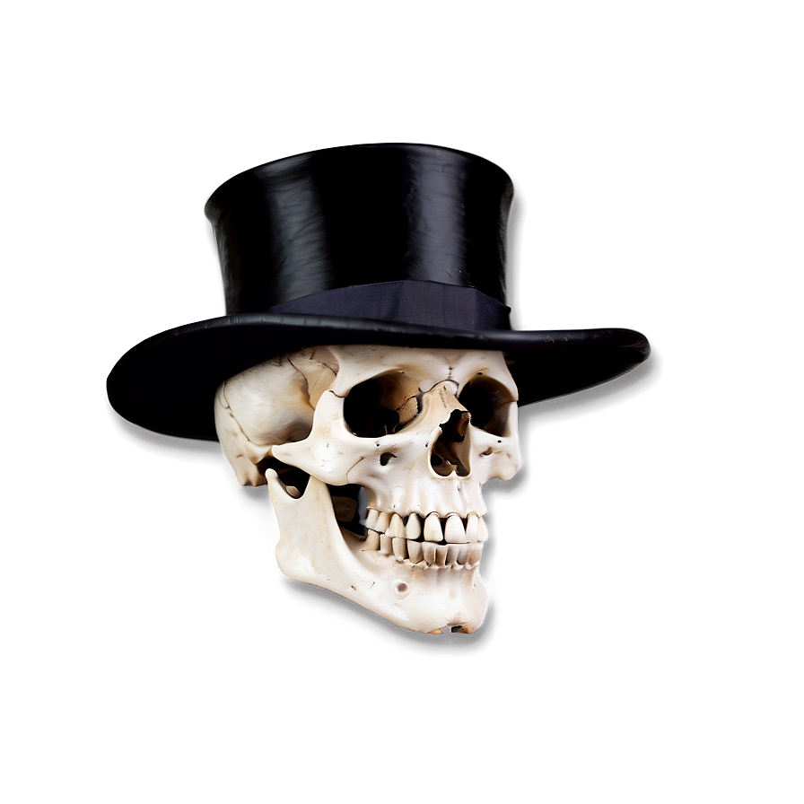Skeleton In Top Hat Png 88 PNG
