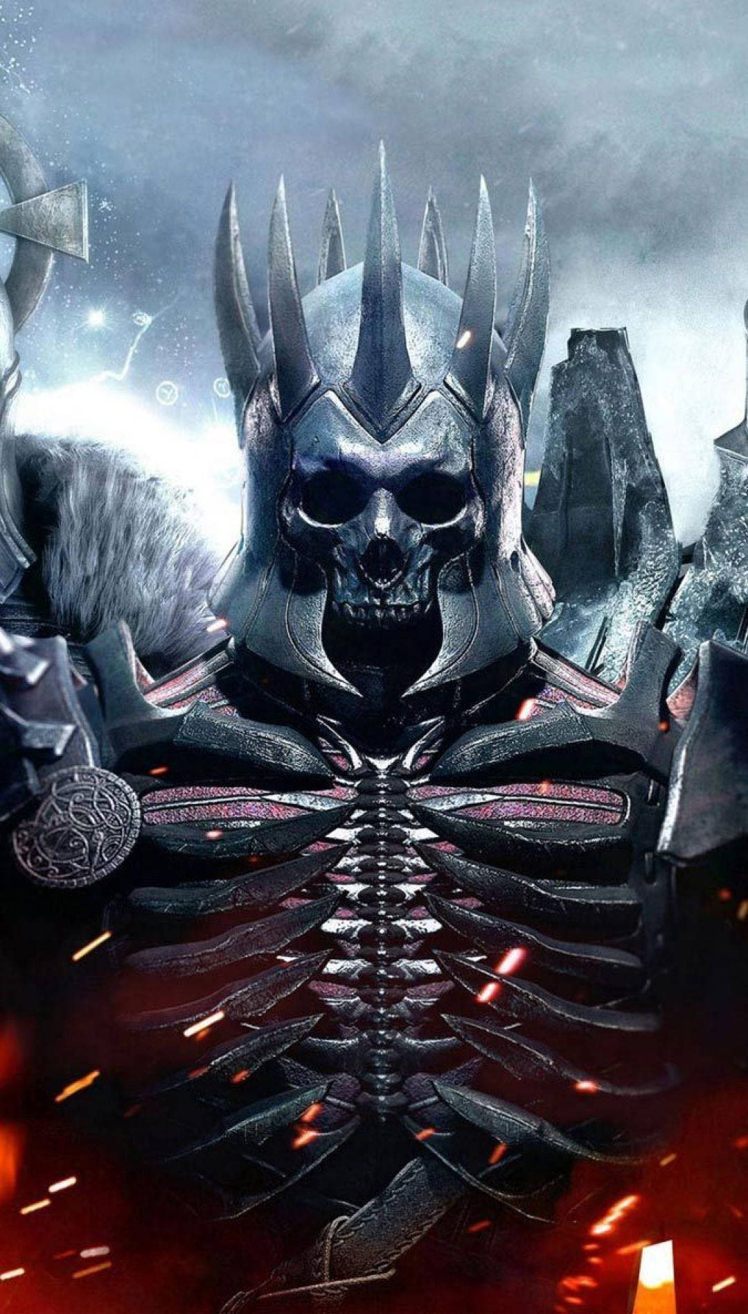 Skeleton Knight Android Gaming Wallpaper