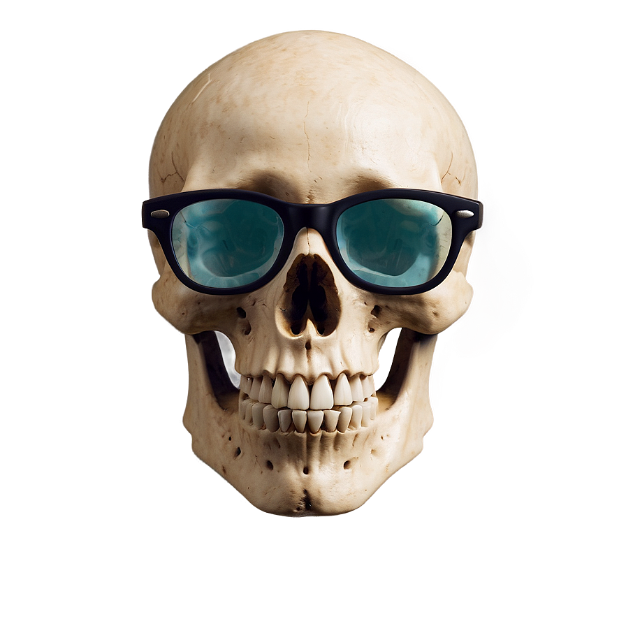 Skeleton With Glasses Png Wro PNG
