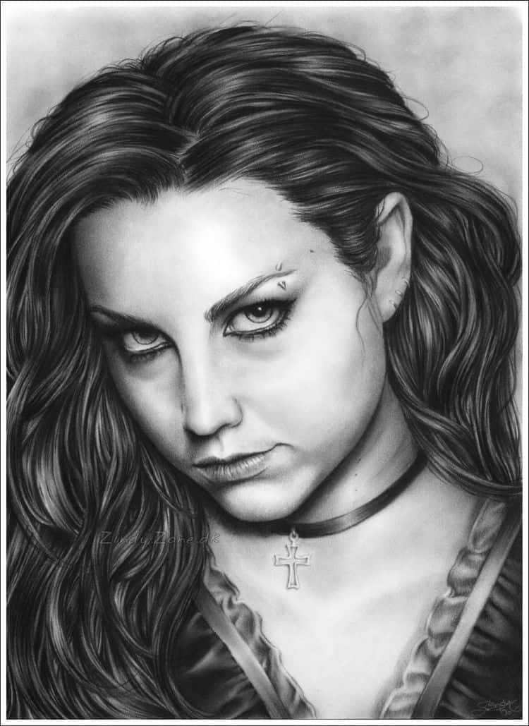 Amy Lee Sketch Art Picture