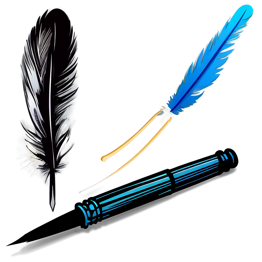 Sketch Of Quill Pen Png 26 PNG