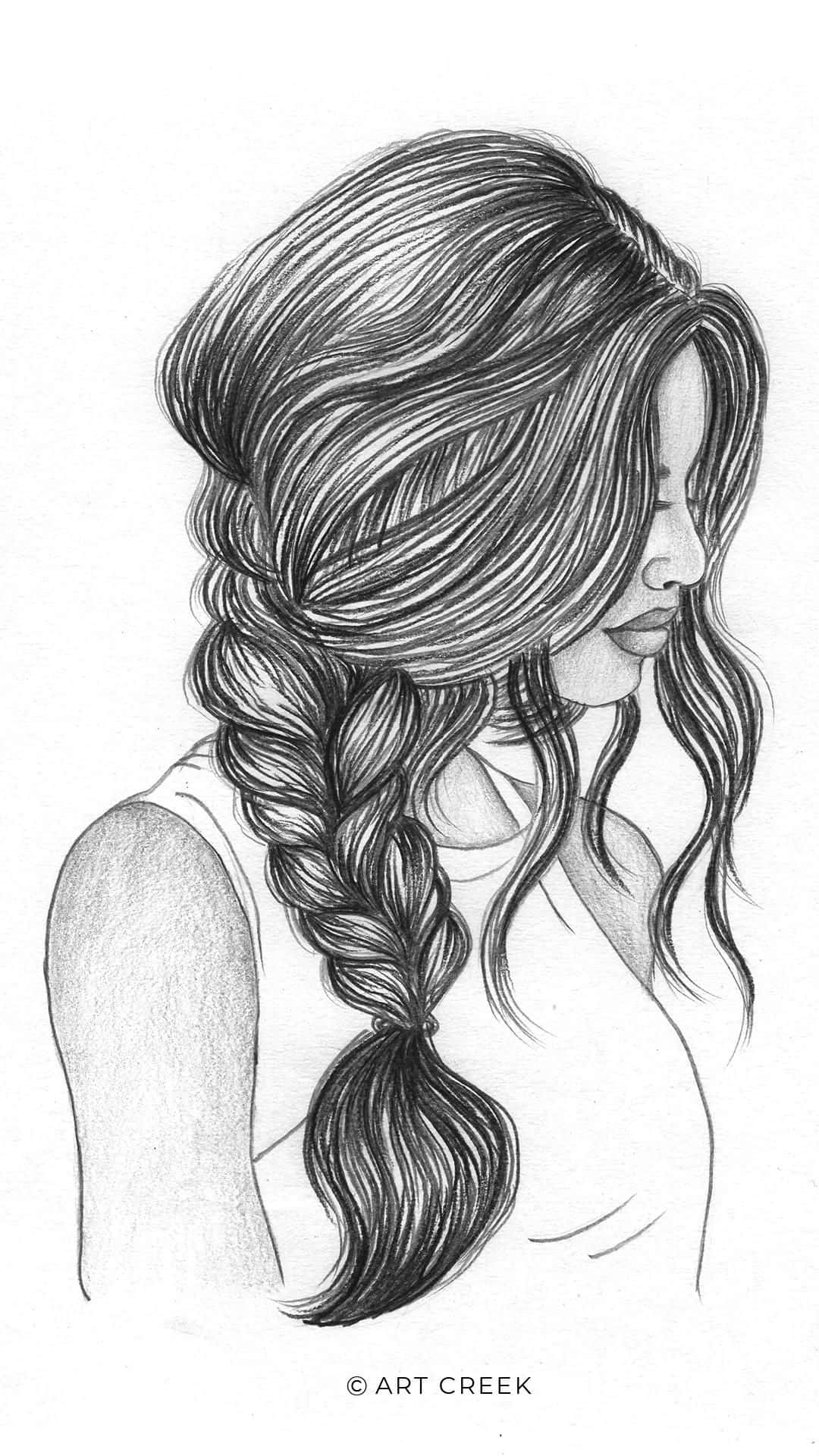Drawing hair is difficult  whats your tips and methods  rlearnart