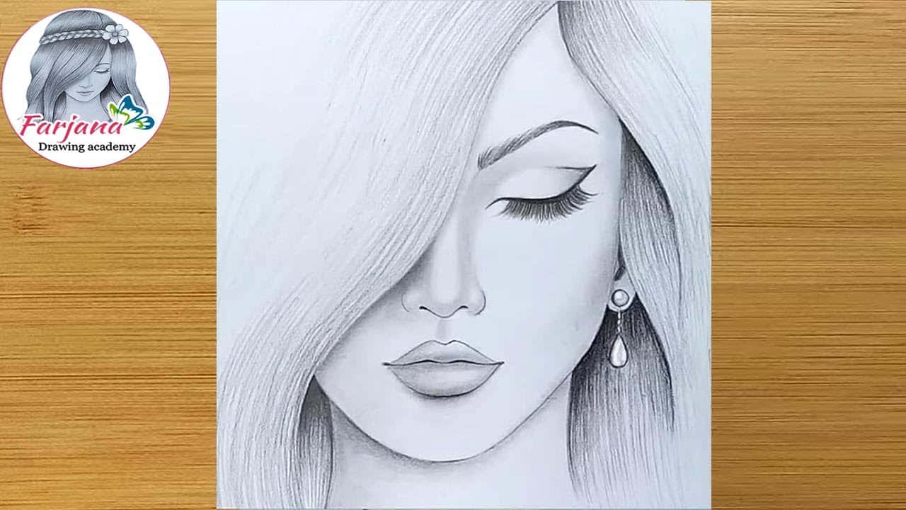 Gorgeous Girl Sketch Pictures