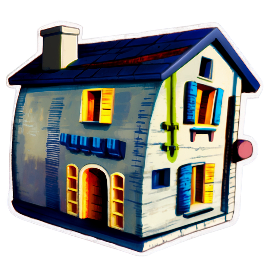 Sketch Style Home Icon Png 12 PNG
