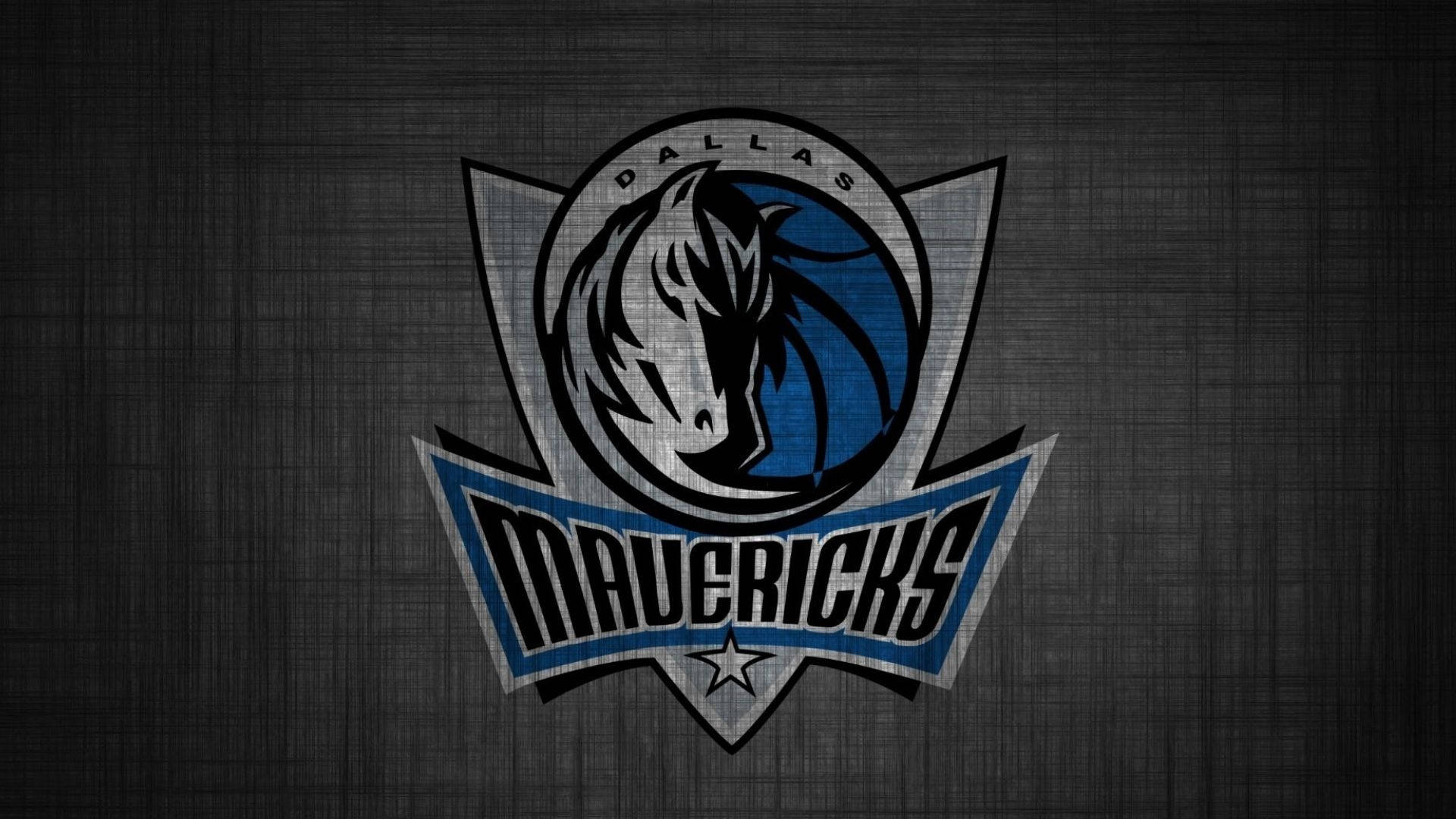 Sketched Representation of Dallas Mavericks Logo Wallpaper