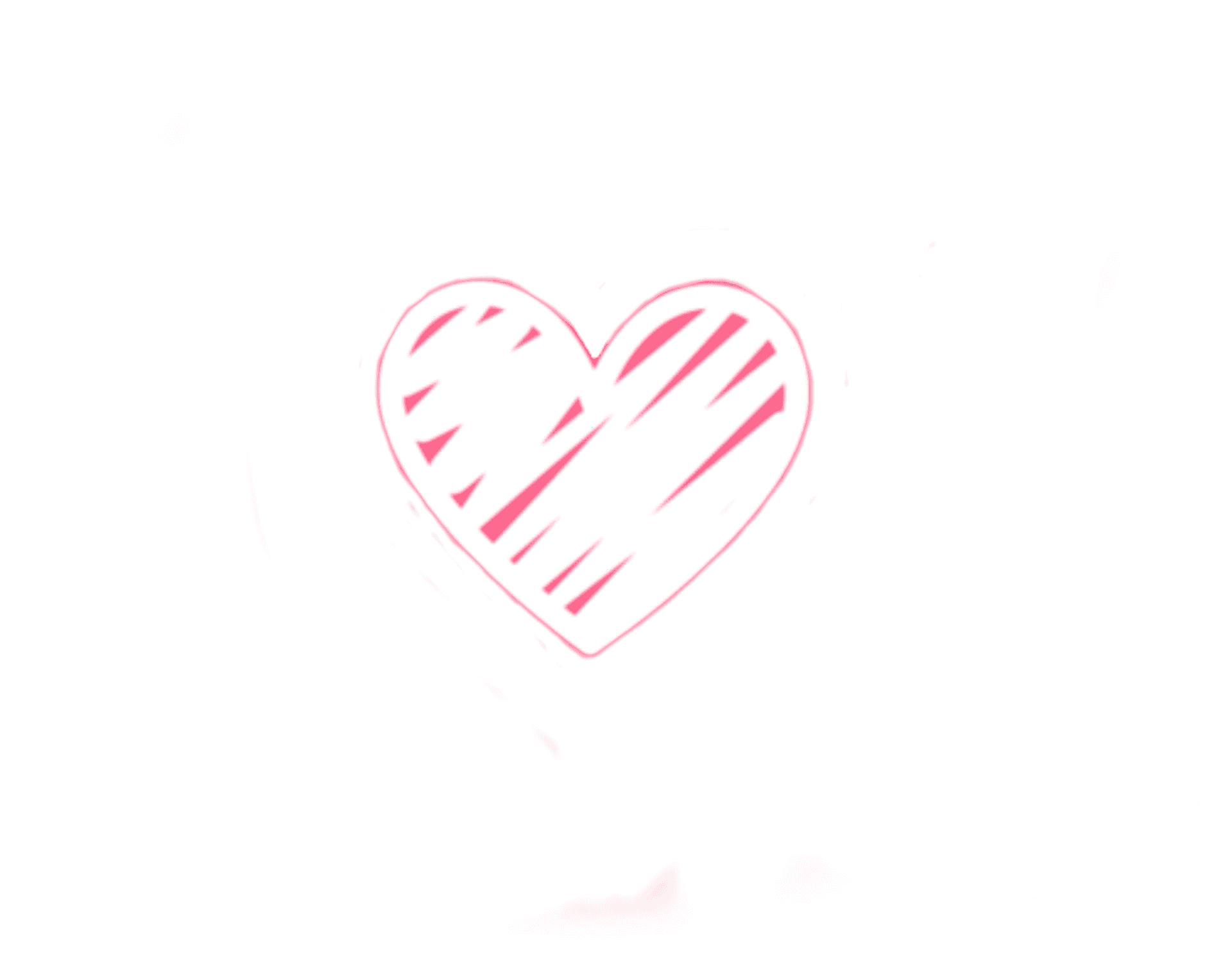 Sketchy Heart Illustration PNG