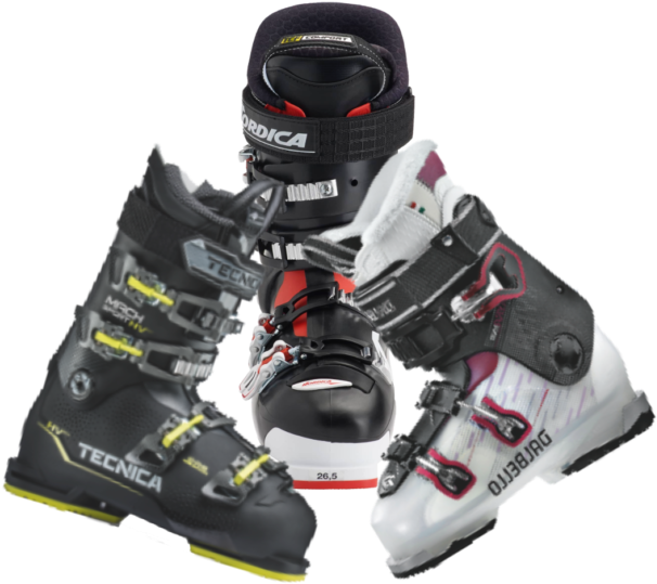 Ski Boots Collection PNG