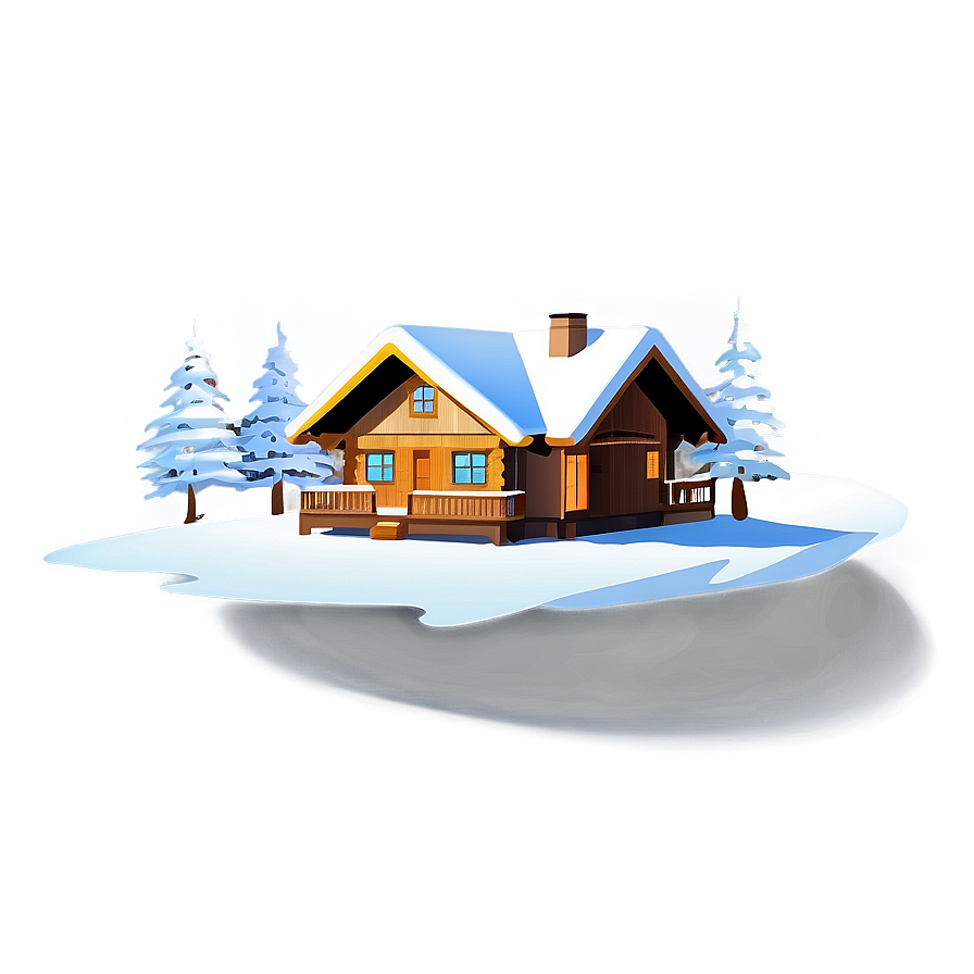 Ski Chalet Png 06132024 PNG