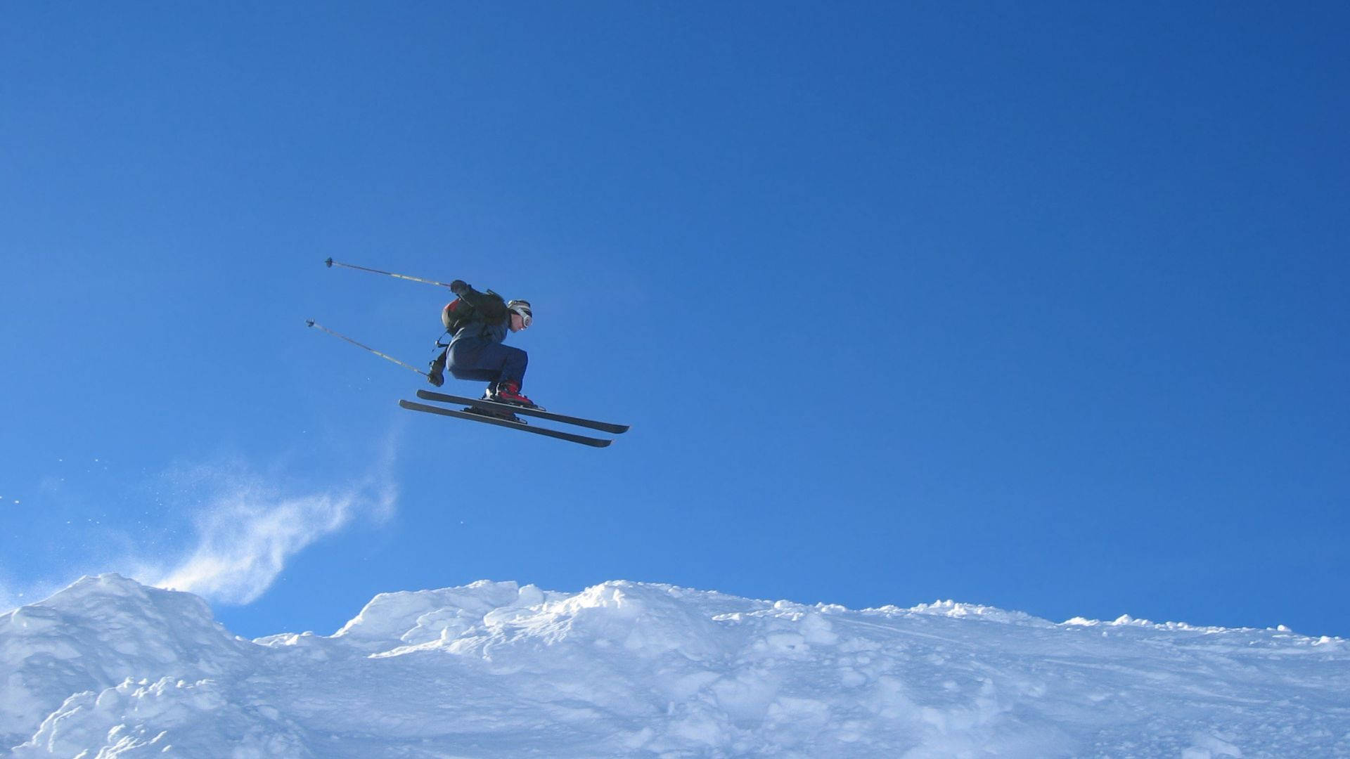 Ski Jumping Aesthetic Photography Wallpaper
